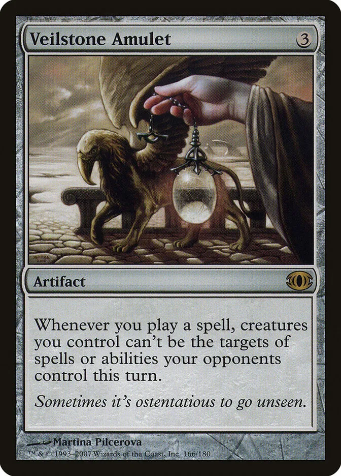 2007 Future Sight Veilstone Amulet rare #166 unlisted card image