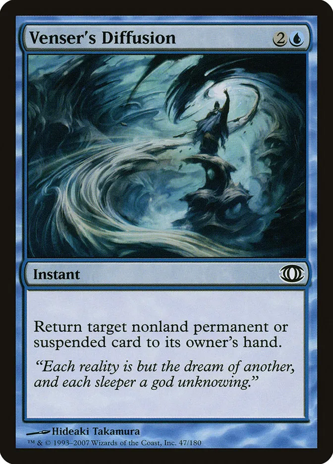 2007 Future Sight Venser's Diffusion common #47 unlisted card image