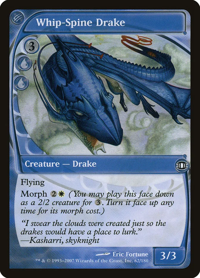 2007 Future Sight Whip-Spine Drake common #62 unlisted card image