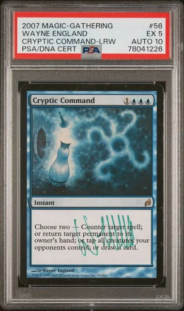 2007 Magic The Gathering Lorwyn Cryptic Command #56 card image
