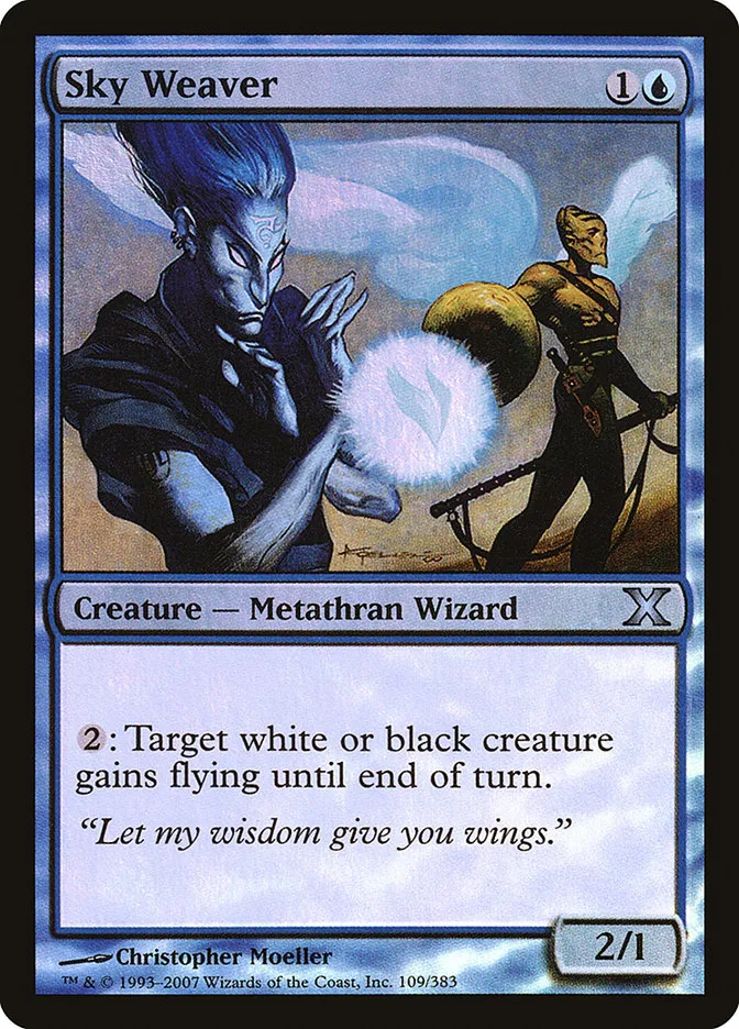 2007 Tenth Edition Sky Weaver #109★ uncommon card image