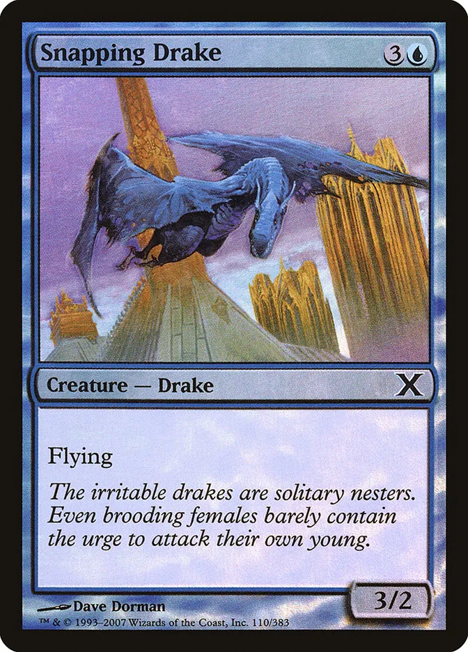 2007 Tenth Edition Snapping Drake #110★ common card image