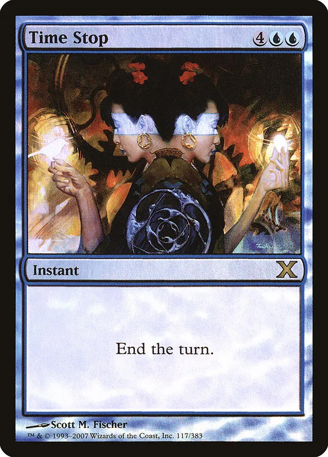 2007 Tenth Edition Time Stop #117★ rare card image