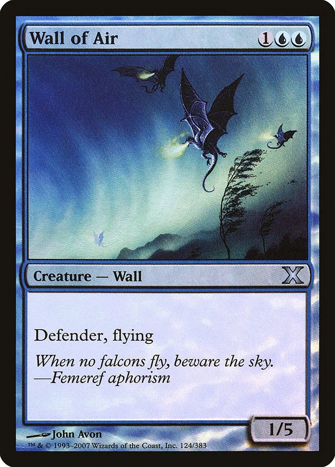 2007 Tenth Edition Wall of Air #124★ uncommon card image