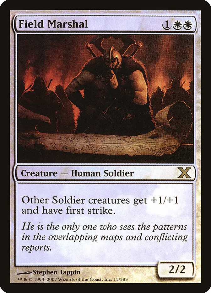 2007 Tenth Edition Field Marshal #15★ rare card image