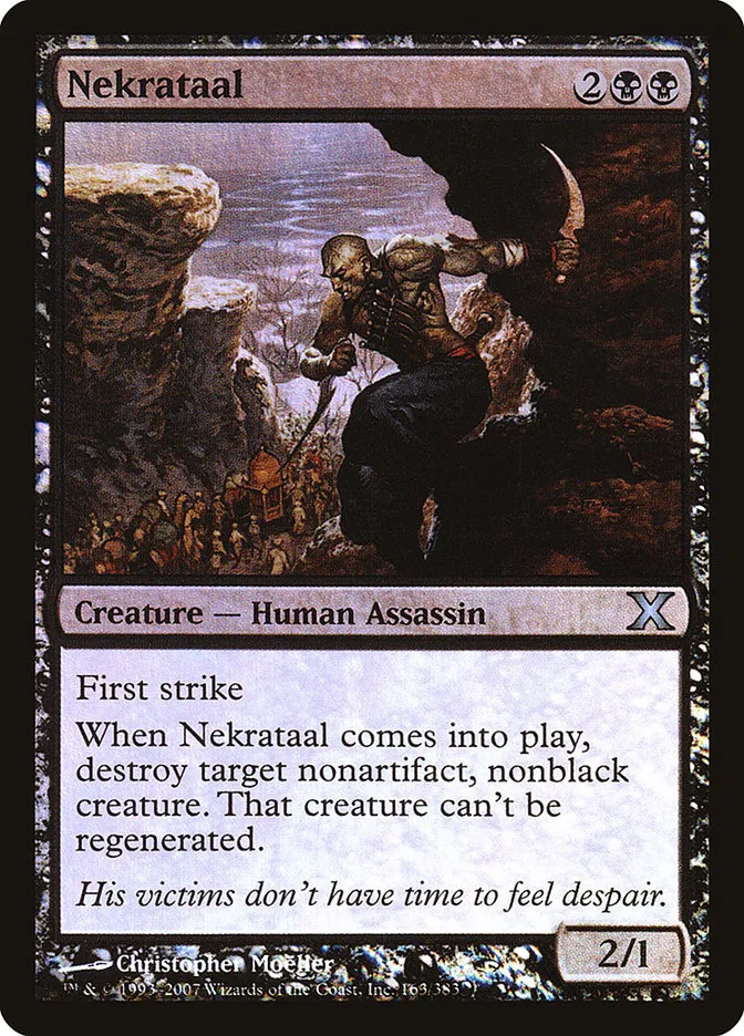 2007 Tenth Edition Nekrataal #163★ uncommon card image