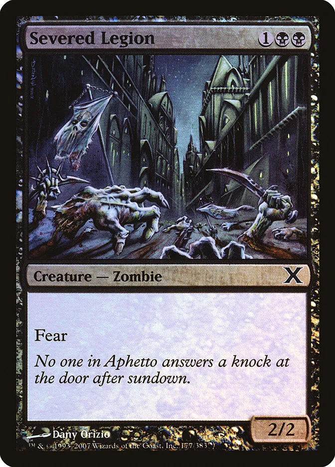 2007 Tenth Edition Severed Legion #177★ common card image