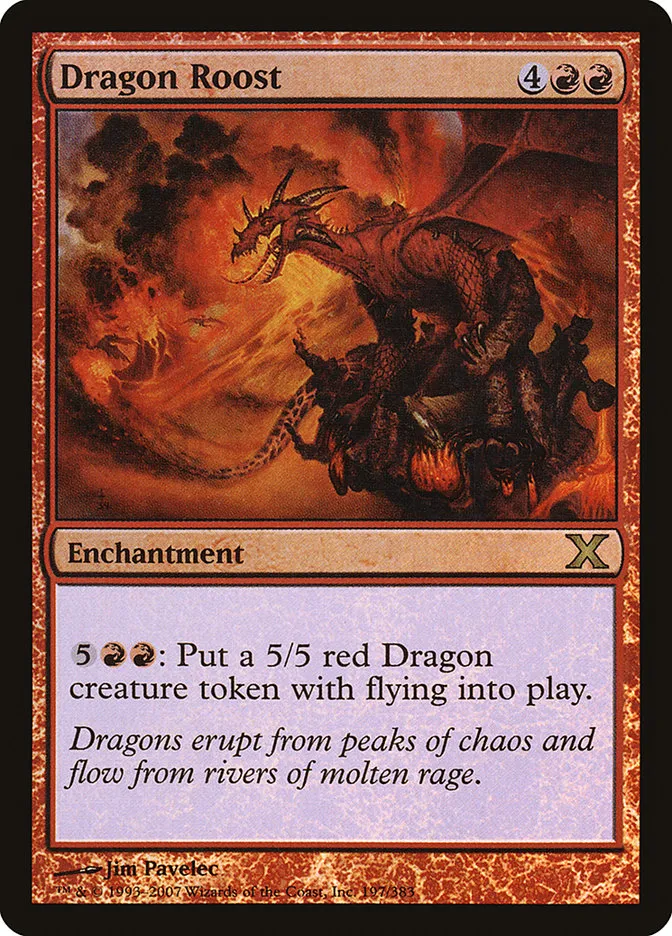 2007 Tenth Edition Dragon Roost #197★ rare card image