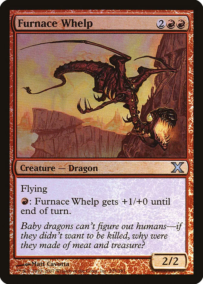 2007 Tenth Edition Furnace Whelp #205★ uncommon card image