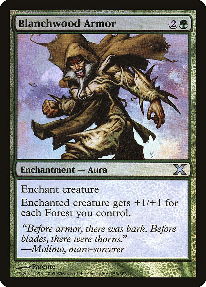 2007 Tenth Edition Blanchwood Armor #253★ uncommon card image