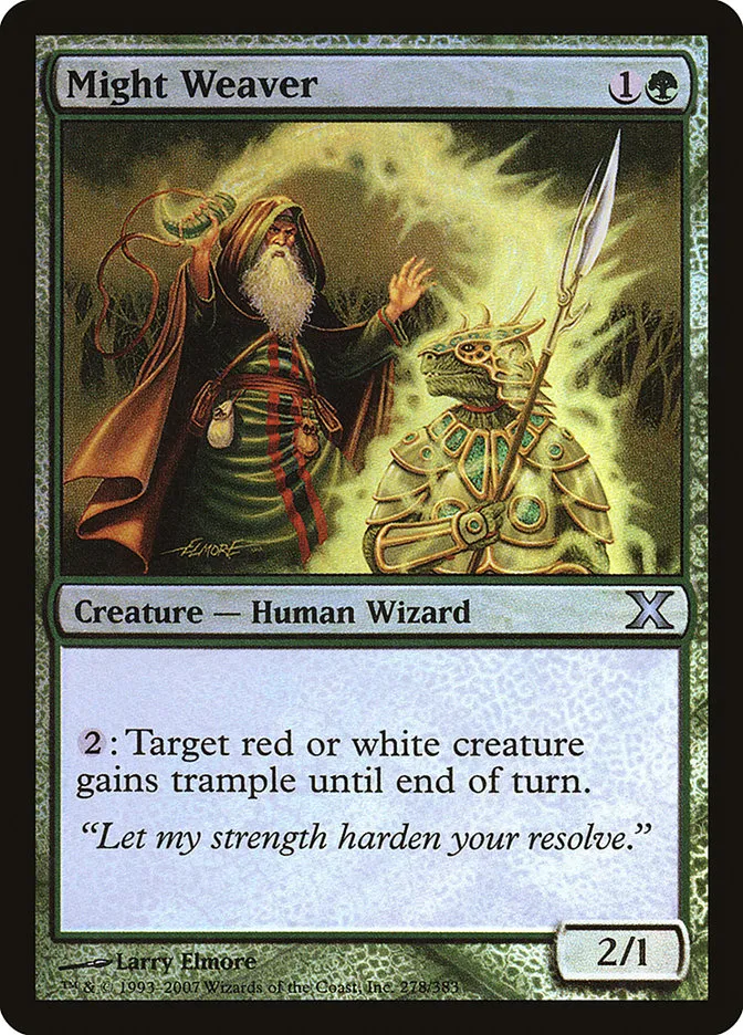 2007 Tenth Edition Might Weaver #278★ uncommon card image