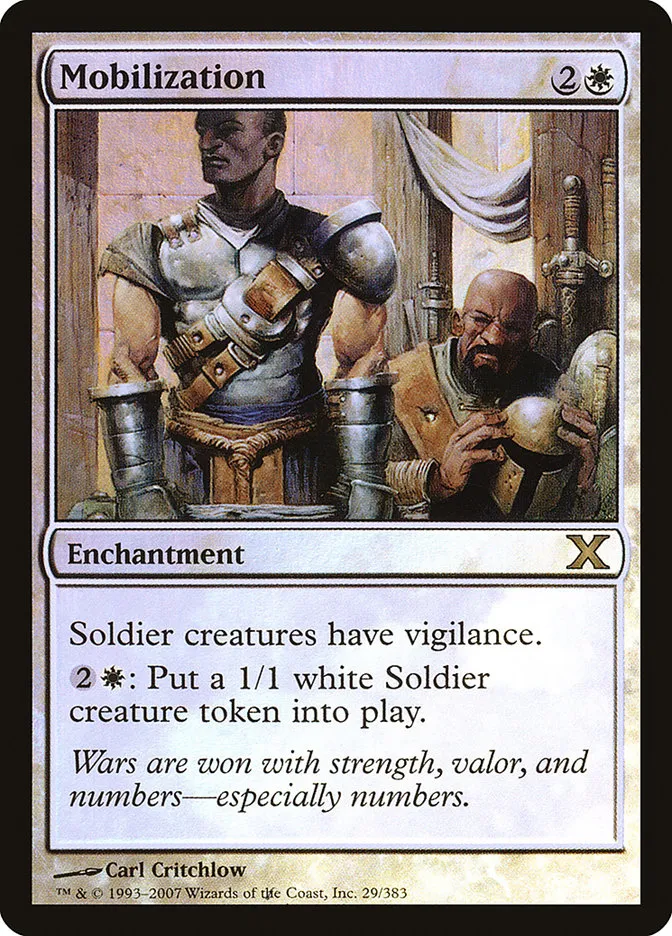 2007 Tenth Edition Mobilization #29★ rare card image