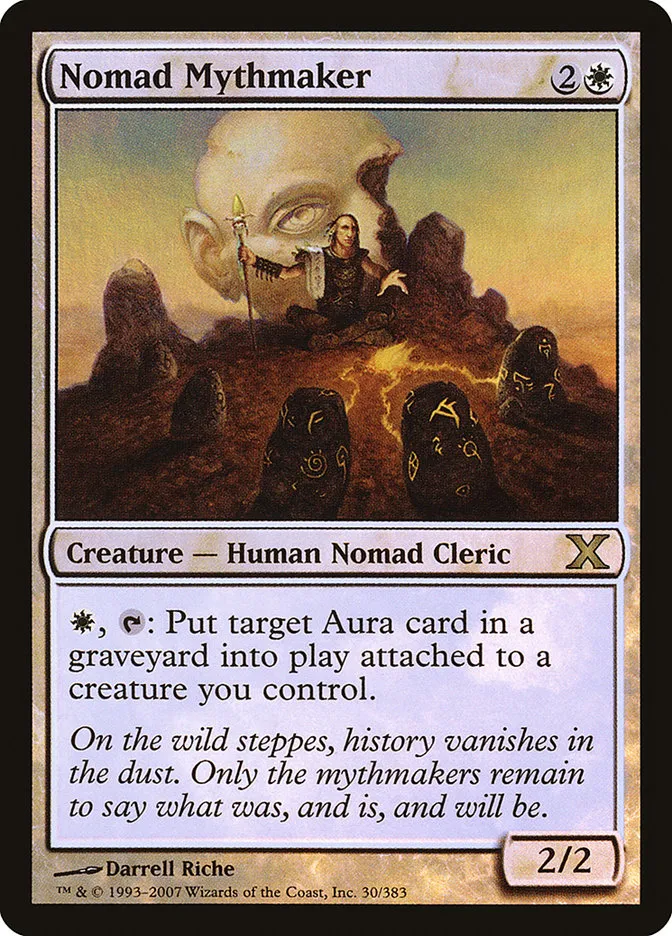 2007 Tenth Edition Nomad Mythmaker #30★ rare card image