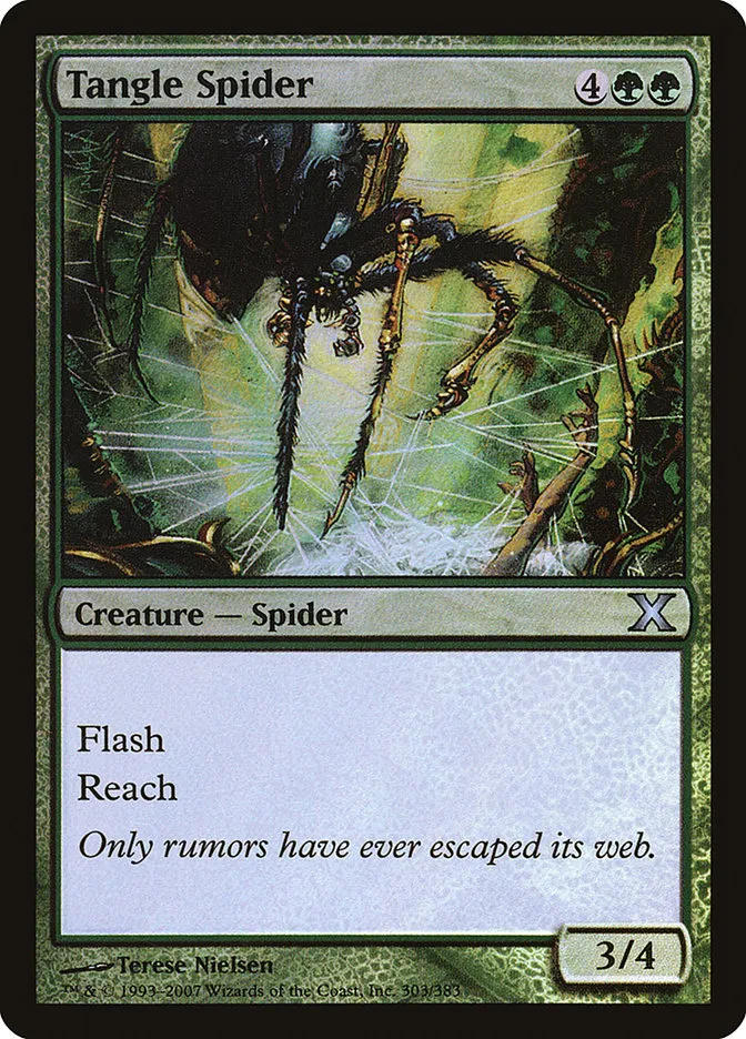 2007 Tenth Edition Tangle Spider #303★ uncommon card image