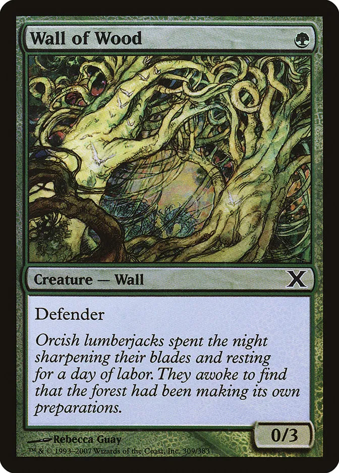 2007 Tenth Edition Wall of Wood #309★ common card image