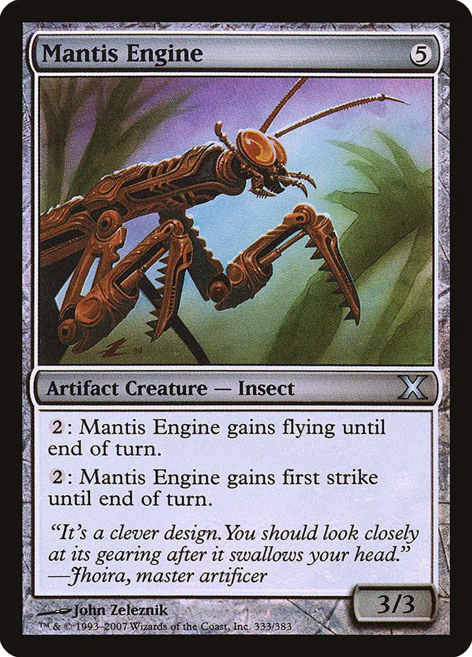 2007 Tenth Edition Mantis Engine #333★ uncommon card image