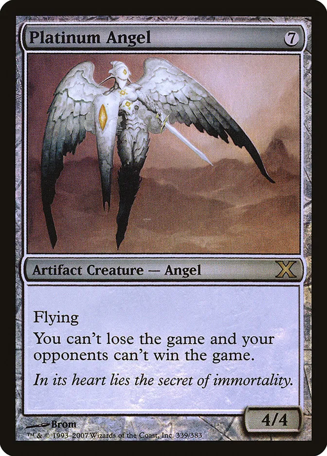 2007 Tenth Edition Platinum Angel #339★ rare card image