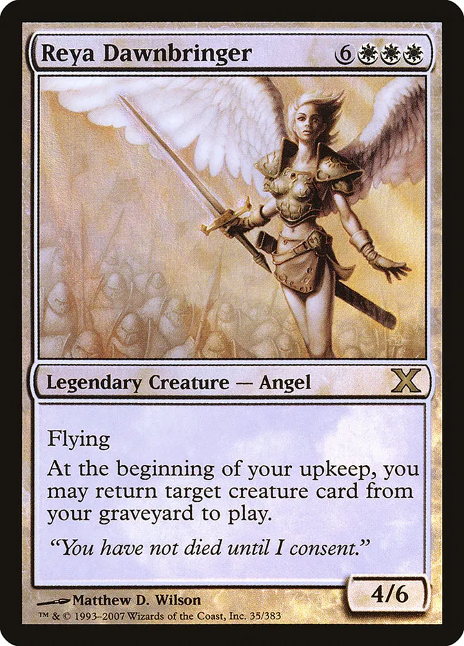 2007 Tenth Edition Reya Dawnbringer #35★ rare card image