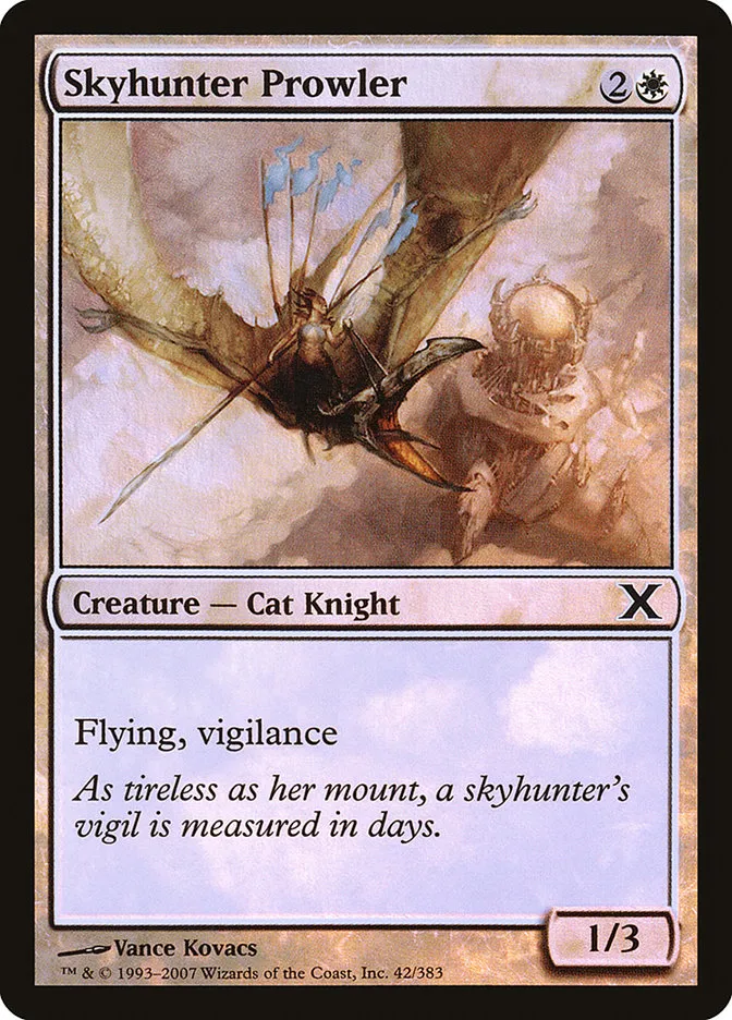 2007 Tenth Edition Skyhunter Prowler #42★ common card image