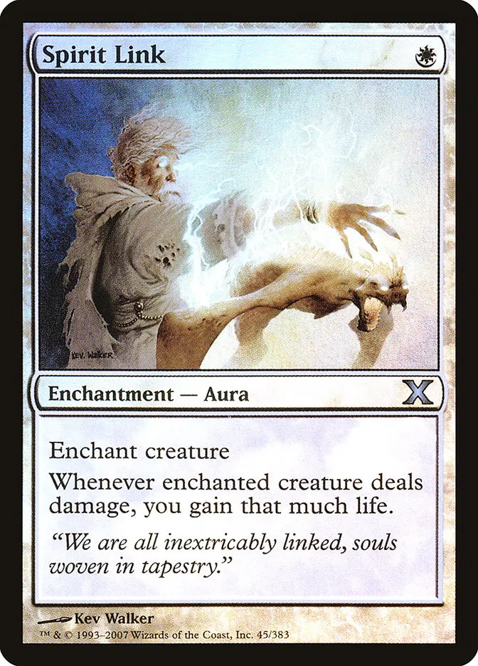2007 Tenth Edition Spirit Link #45★ uncommon card image