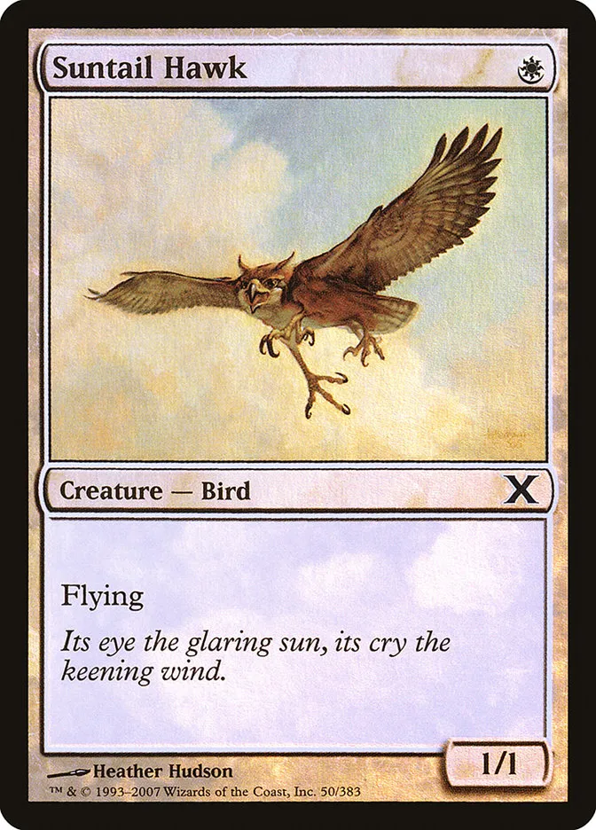 2007 Tenth Edition Suntail Hawk #50★ common card image