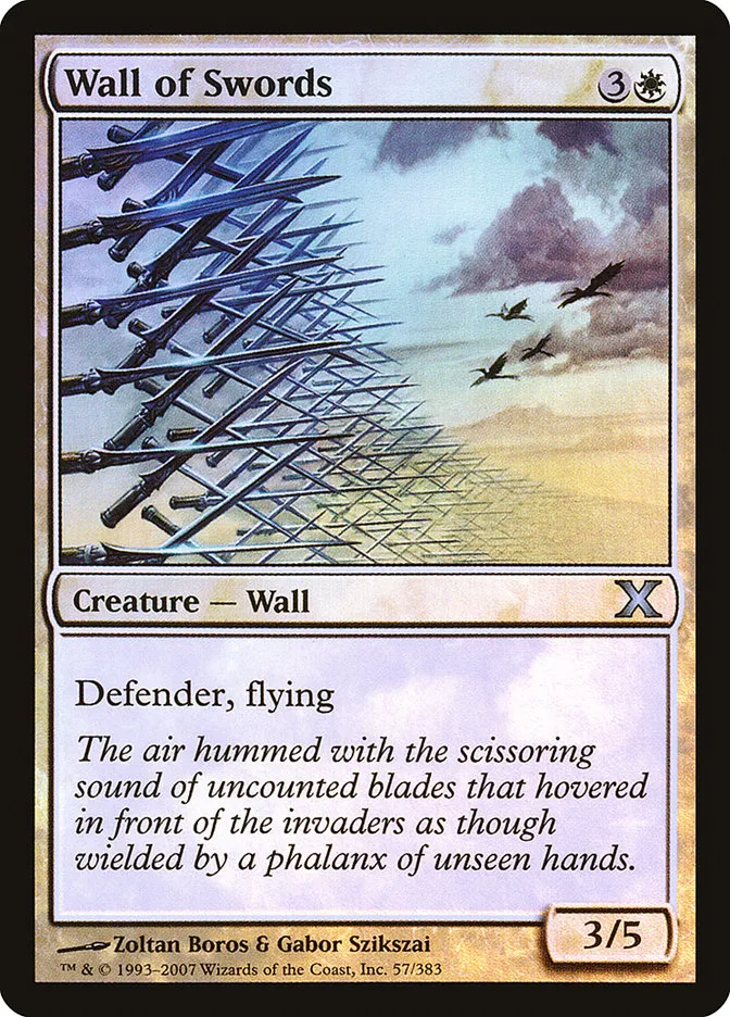 2007 Tenth Edition Wall of Swords #57★ uncommon card image