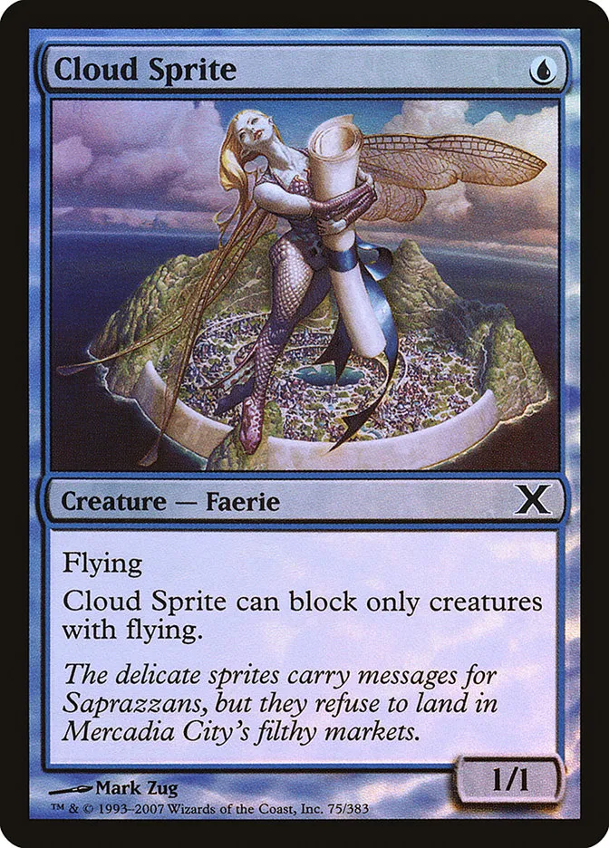 2007 Tenth Edition Cloud Sprite #75★ common card image