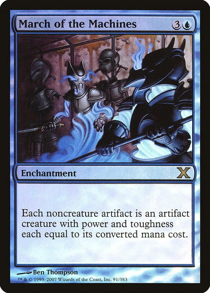 2007 Tenth Edition March of the Machines #91★ rare card image