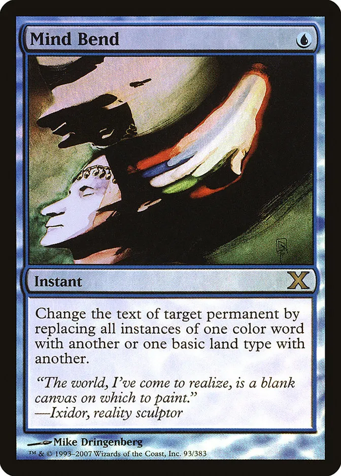 2007 Tenth Edition Mind Bend #93★ rare card image