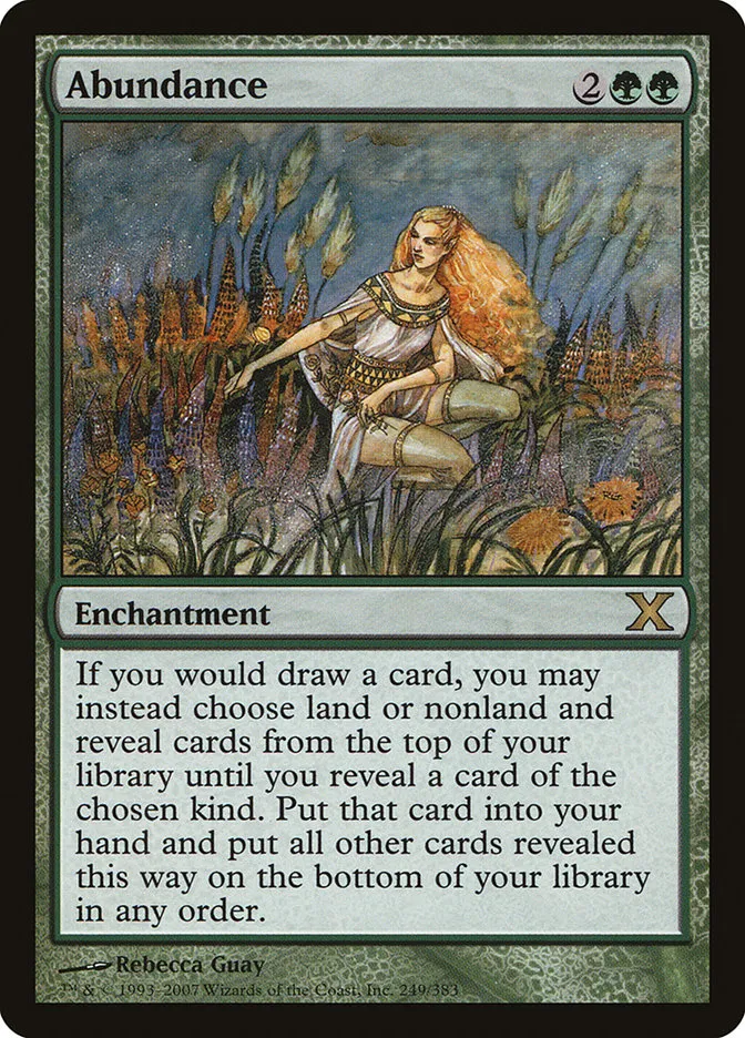 2007 Tenth Edition Abundance rare #249 rare card image