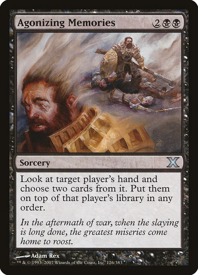 2007 Tenth Edition Agonizing Memories uncommon #126 uncommon card image