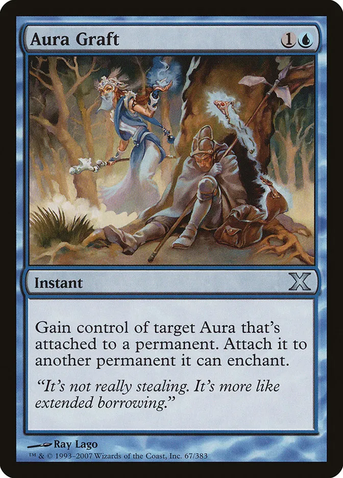 2007 Tenth Edition Aura Graft #67 uncommon card image