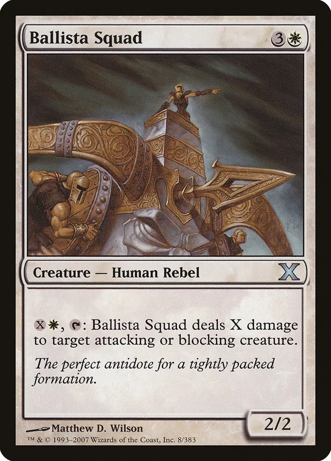 2007 Tenth Edition Ballista Squad #8 uncommon card image