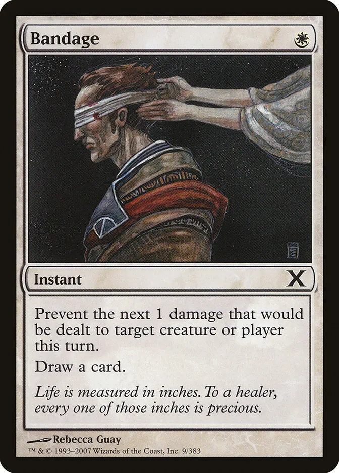 2007 Tenth Edition Bandage common #9 common card image