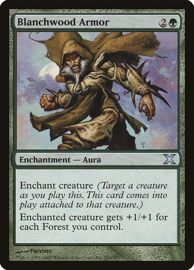 2007 Tenth Edition Blanchwood Armor #253 uncommon card image