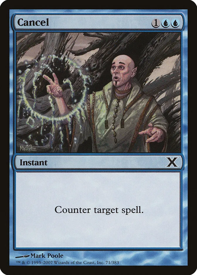 2007 Tenth Edition Cancel common #71 common card image