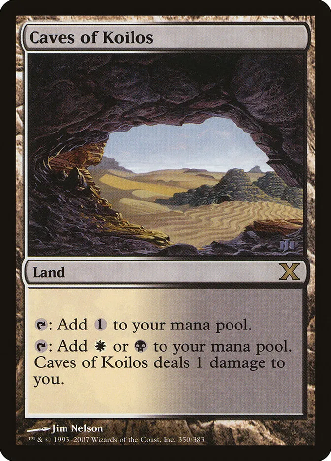 2007 Tenth Edition Caves of Koilos #350 rare card image