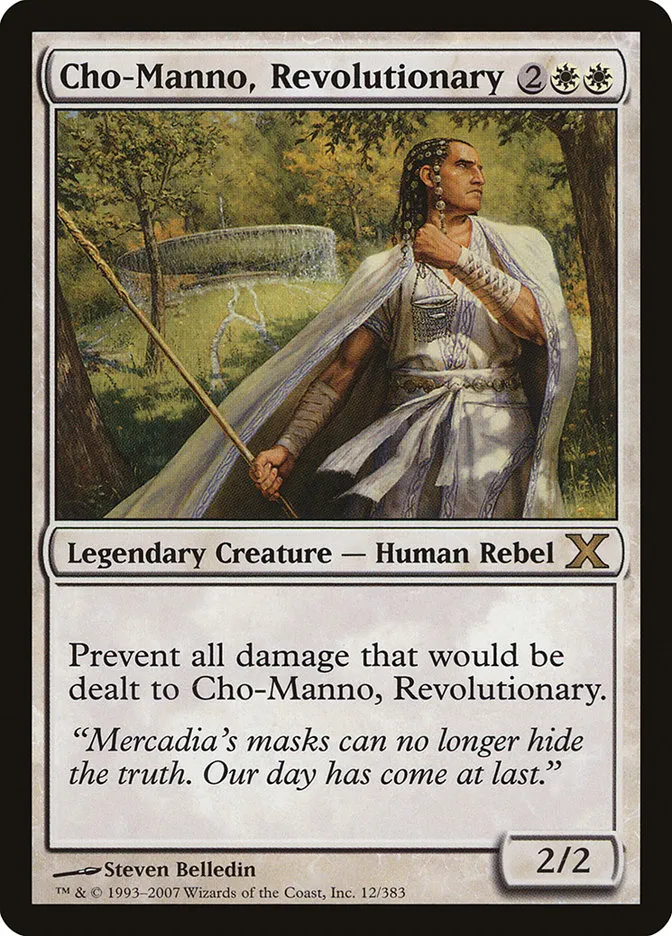 2007 Tenth Edition Cho-Manno, Revolutionary #12 rare card image