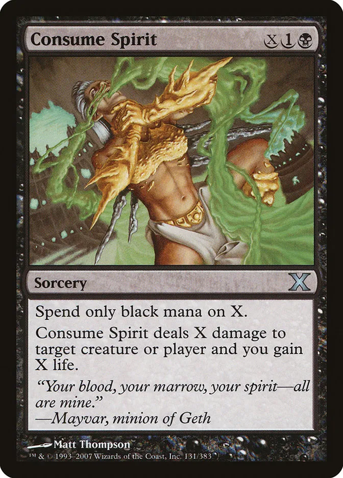 2007 Tenth Edition Consume Spirit #131 uncommon card image