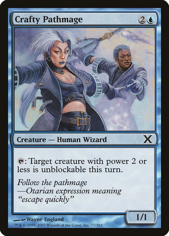 2007 Tenth Edition Crafty Pathmage common #77 common card image
