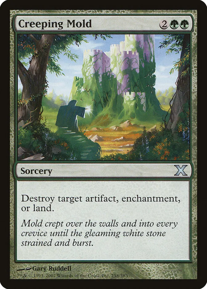 2007 Tenth Edition Creeping Mold uncommon #258 uncommon card image