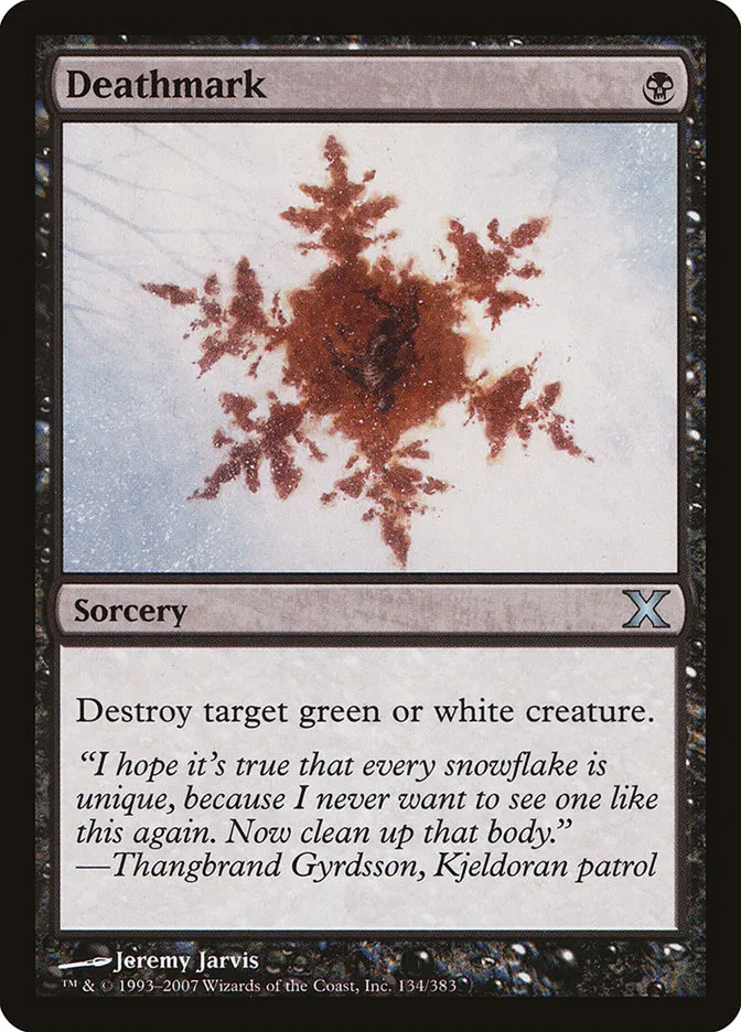 2007 Tenth Edition Deathmark uncommon #134 uncommon card image