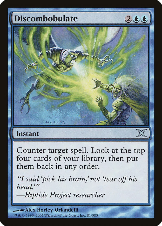 2007 Tenth Edition Discombobulate uncommon #81 uncommon card image