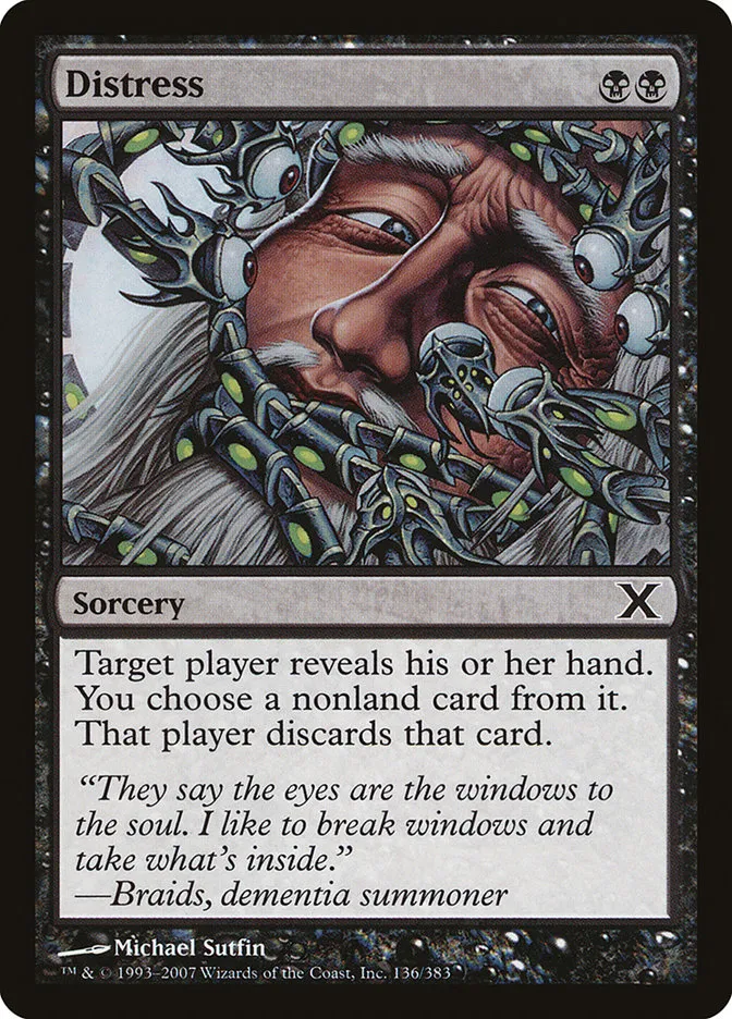 2007 Tenth Edition Distress common #136 common card image