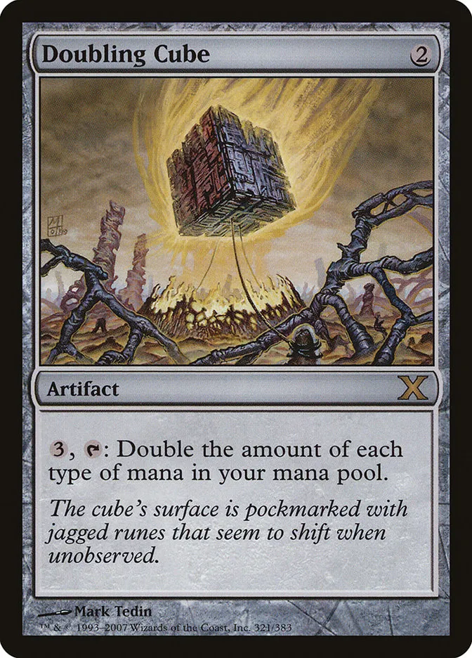 2007 Tenth Edition Doubling Cube rare #321 rare card image