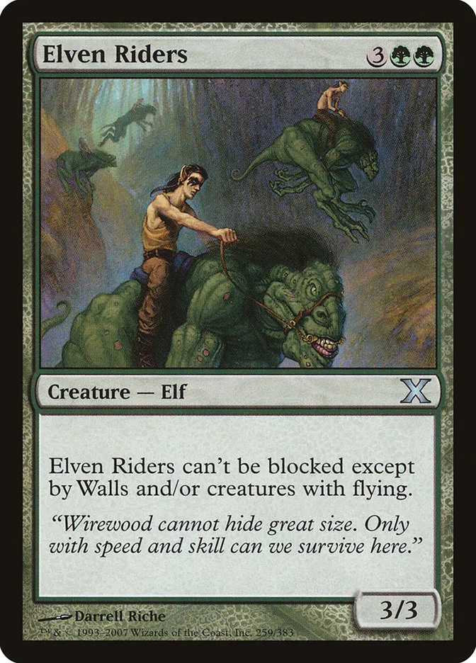 2007 Tenth Edition Elven Riders uncommon #259 uncommon card image