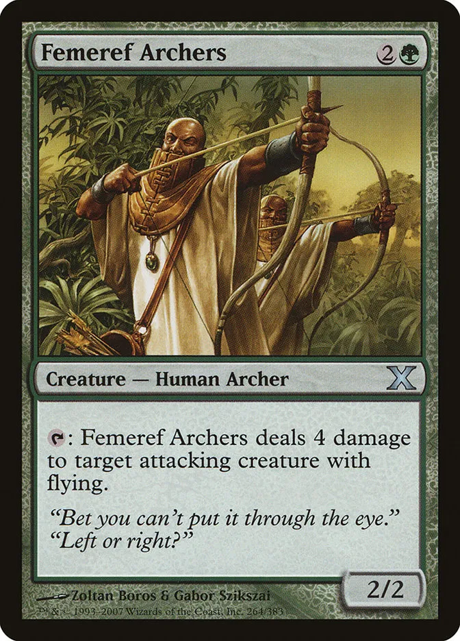 2007 Tenth Edition Femeref Archers #264 uncommon card image