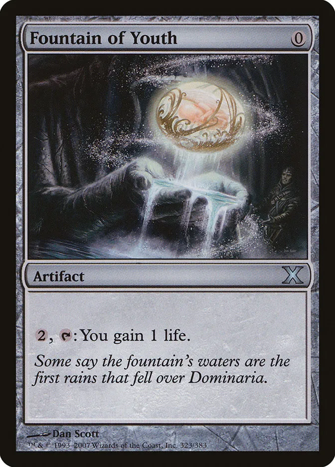 2007 Tenth Edition Fountain of Youth #323 uncommon card image