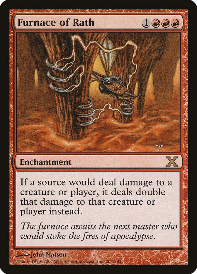 2007 Tenth Edition Furnace of Rath #204 rare card image