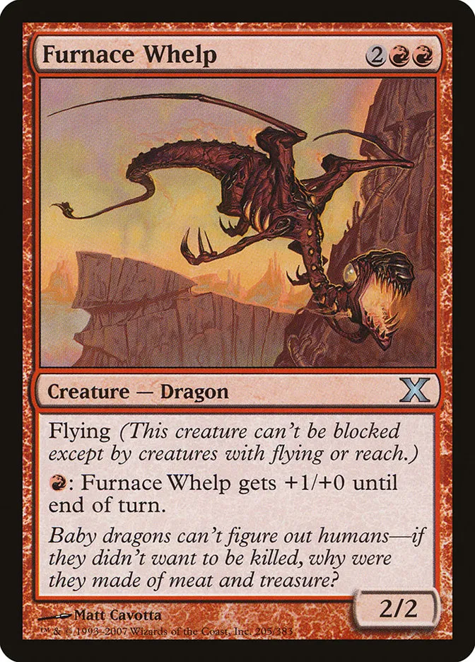 2007 Tenth Edition Furnace Whelp uncommon #205 uncommon card image